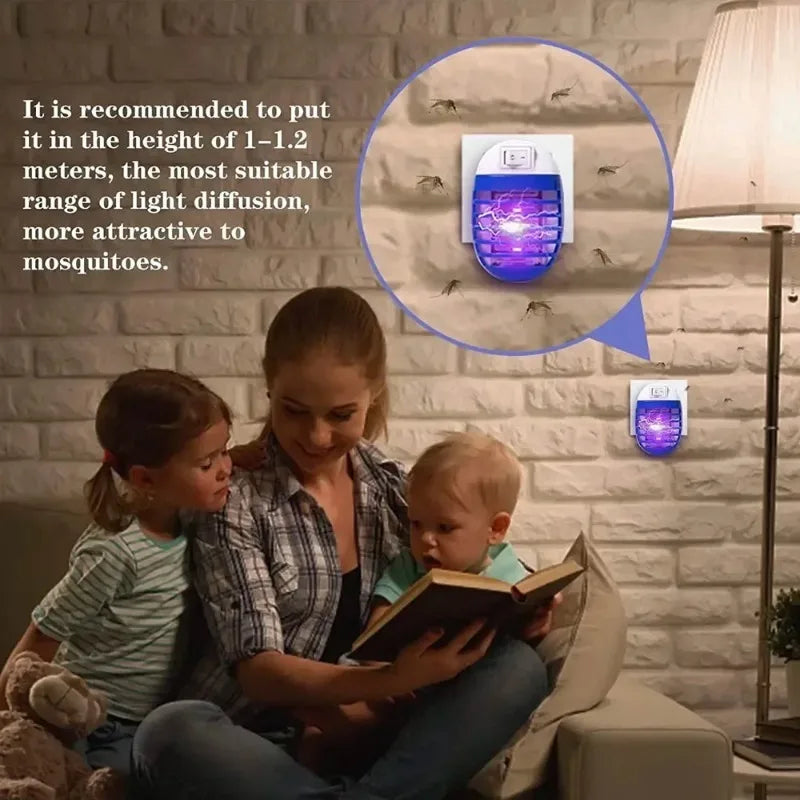 Electric Mosquito Lamp Insect Repellent LED Trap UV Insect Killer Eco-friendly Household Summer Electronic Mosquito