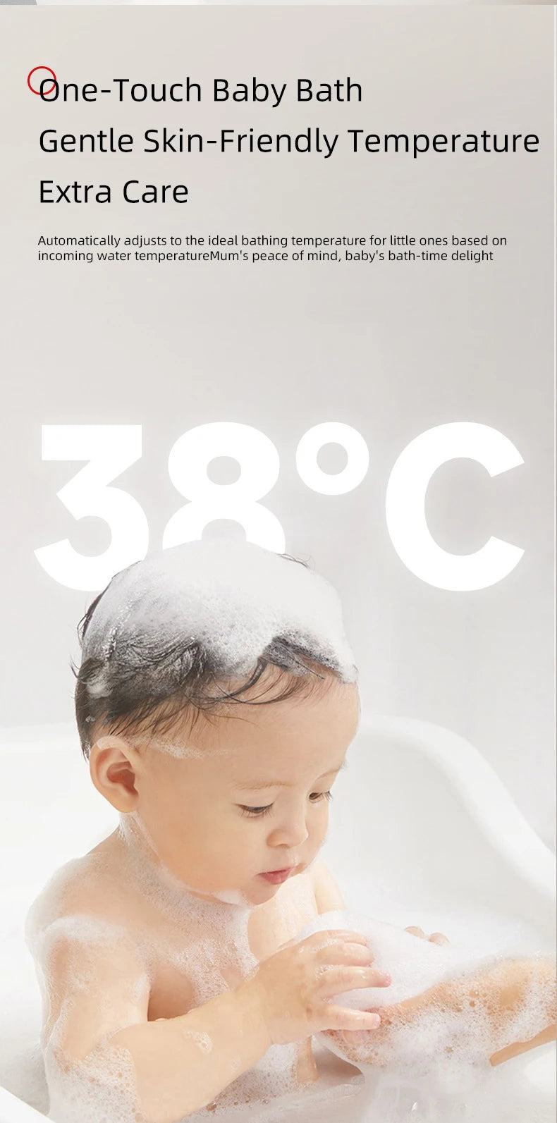 Smart Inverter Electric Water Heater Instant Water Heater Fast Heating Shower Instant Heating Water Heater LED Touch Controls