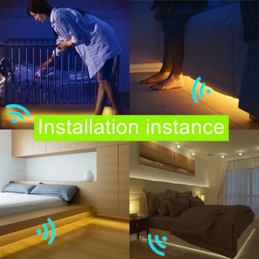 5V 12V 24V Light-operated Switch Movement Detector 6M PIR Motion Sensor Timer Switch Control Light Strip Desk Lamp Night Light