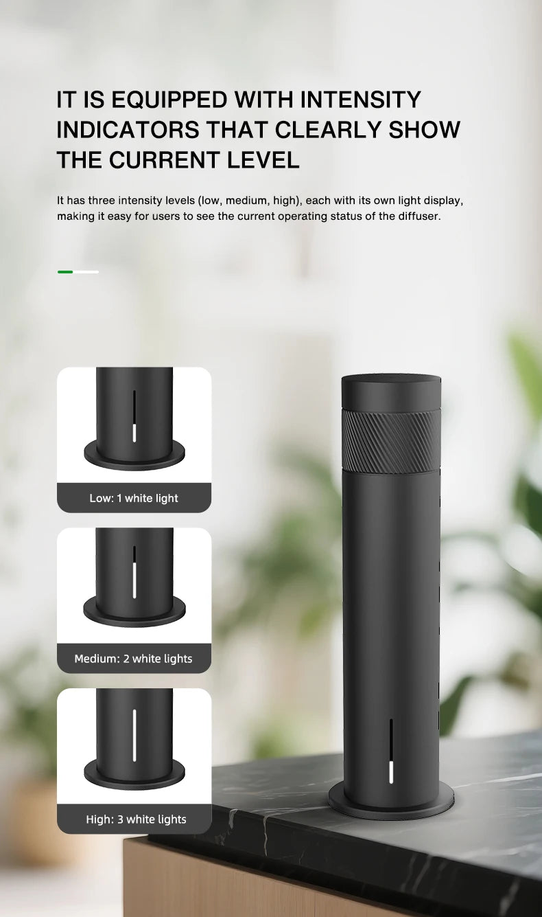 200m³ Smart Electric Essential Oil Diffuser Smell Distributor Fragrance Diffuser Waterless Scent Air Freshener for Home Hotel