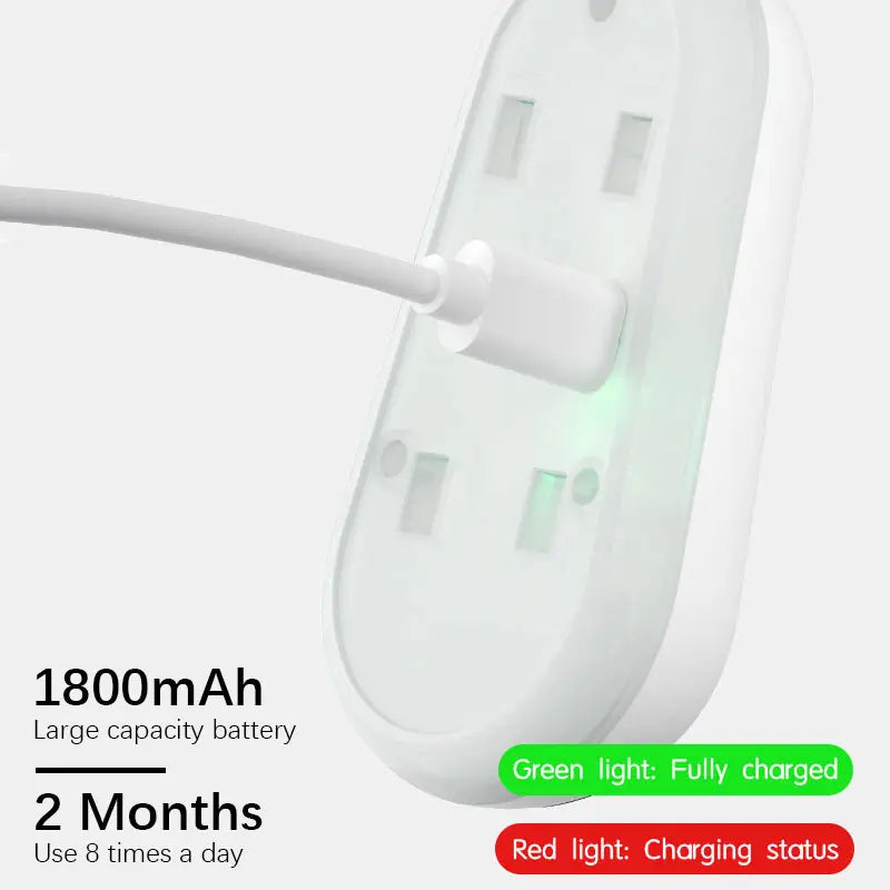2 in 1 Toilet Sensor Light with UV Sterilization ，3 brightness levels ，120° Sensing Angle for  Home Toilet Use
