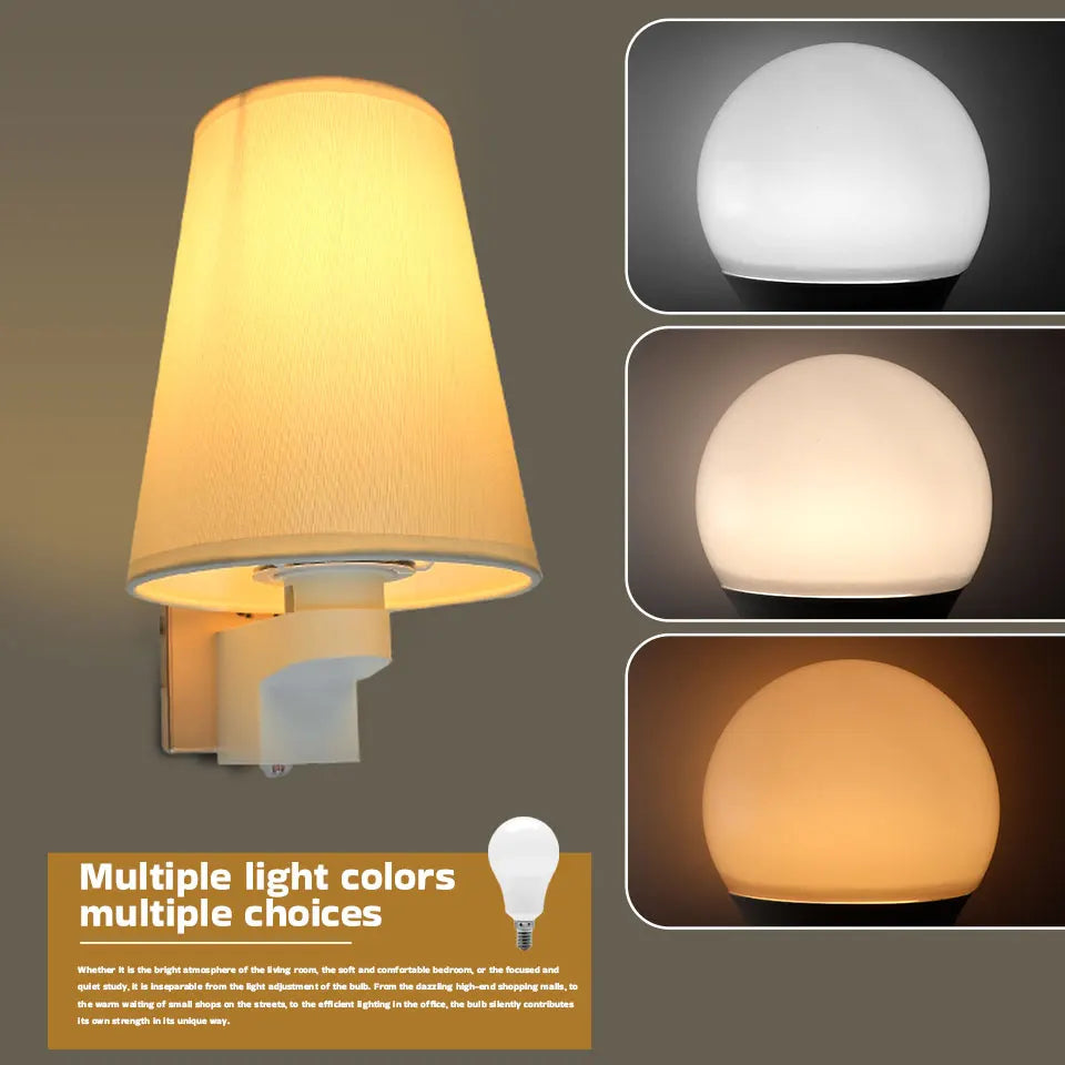 8PCS LED Bulb E27 B22 E14 AC220/110V 3W 6W 9W 12W 15W 18W Brightness and Low Energy Consumption Living Room Home LED Light Bulbs