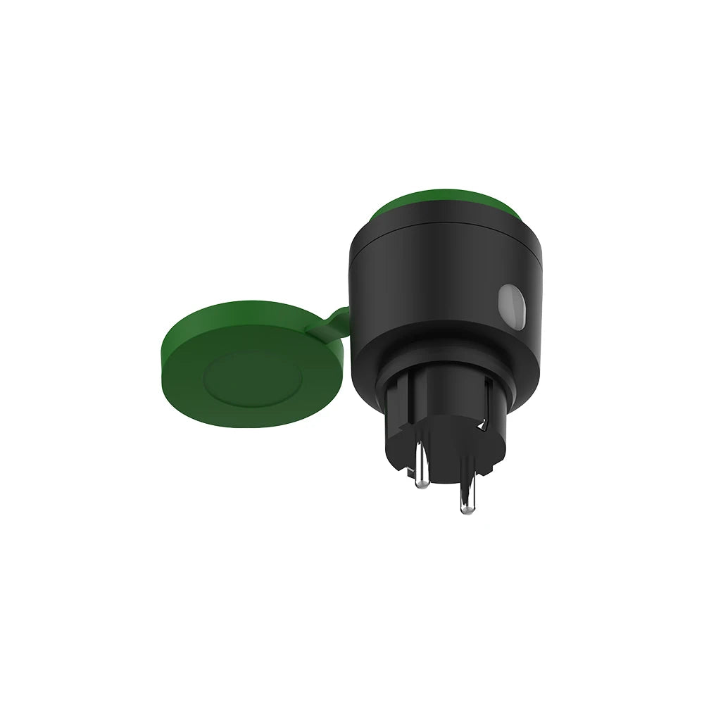Tuya WiFi Smart Plug 16A EU Socket, Outdoor Waterproof Smart Outlet with Energy Monitor, Works Alexa Google Home