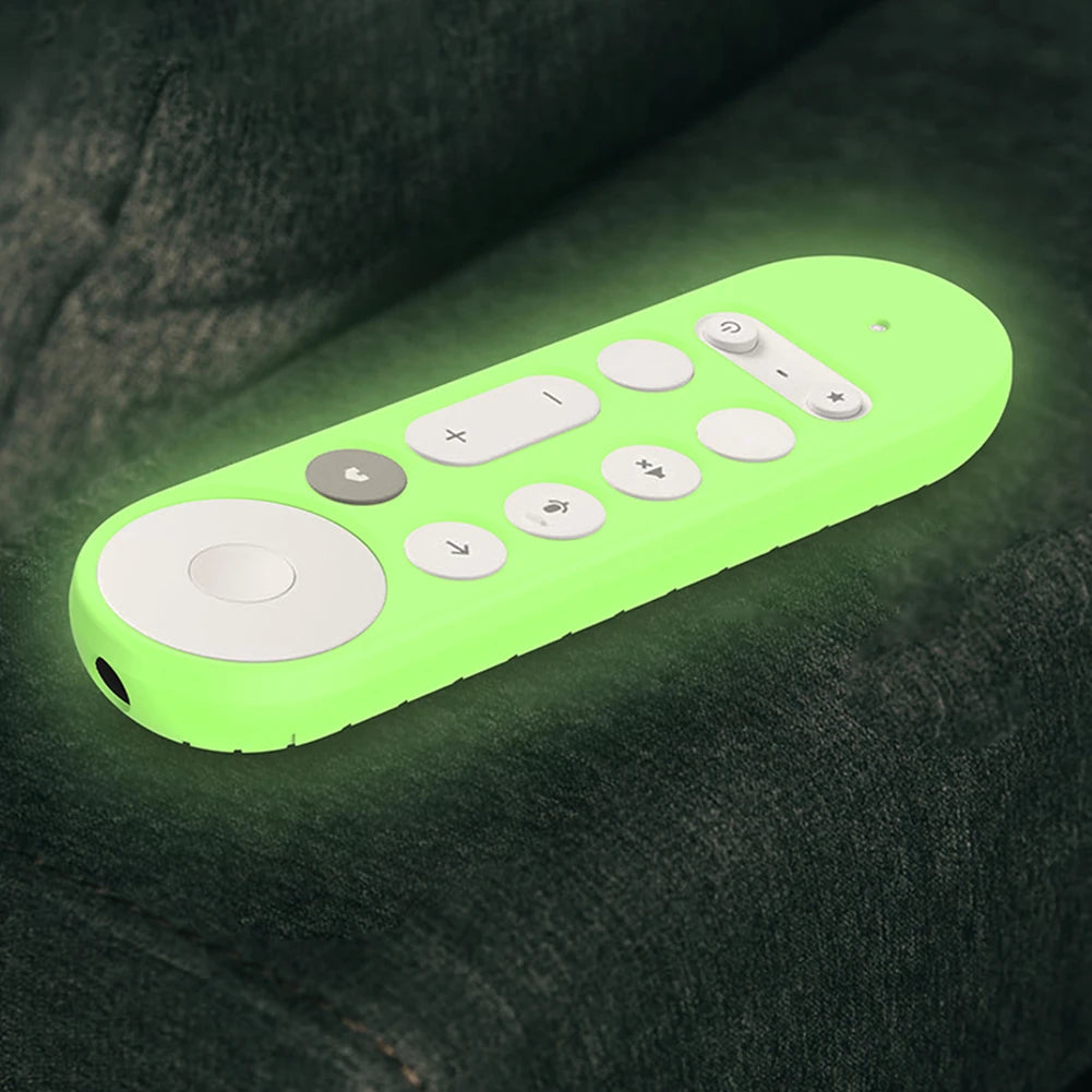 Silicone Remote Case Anti-Slip TV Remote Control Case with Lanyard Remote Protective Case Remote Cover for Google TV Streamer 4K