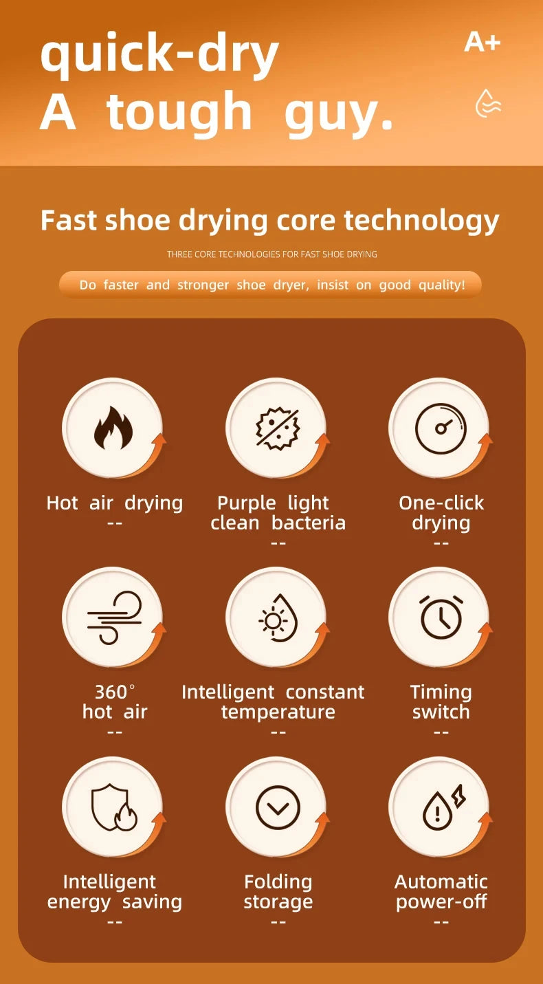 Smart Shoe Dryer Home Portable Shoe Warmer Drying Adjustable Gloves Effortlessly Outdoor Gear  And Dormitory Shoe Dryer Shoes