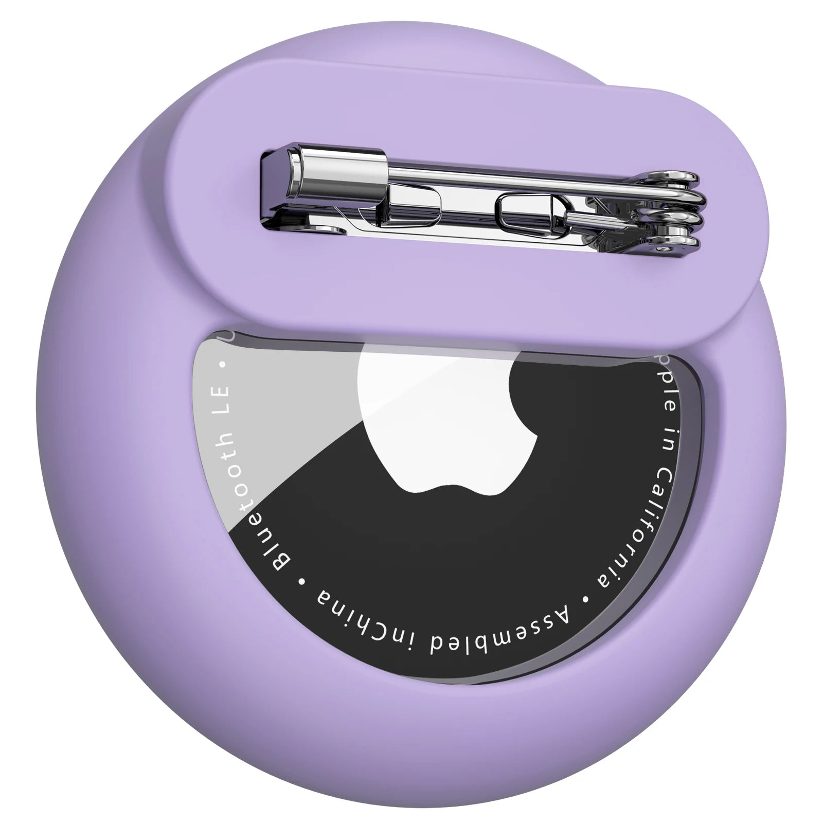 Silicone Holder for Apple Airtag Case with Safety Pin GPS Tracker Cover for Children Elderly Hidden Inside Clothes Shoe Backpack