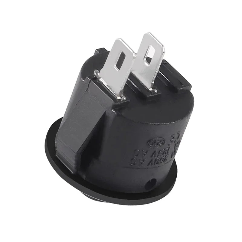 5/20pcs 12V Round Rocker Switch ON/OFF 2 Pin SPST Camper Van Caravan Motorhome 20MM Circle Toggle Switch