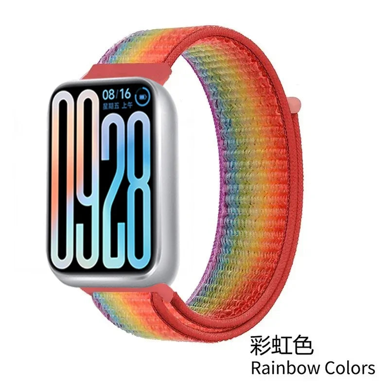 Nylon Strap for Xiaomi Mi Band 8 Pro/9 Pro/10 Pro Bracelet Smart Watch Replacement comfortable Wristband for Redmi Watch 4 5 6