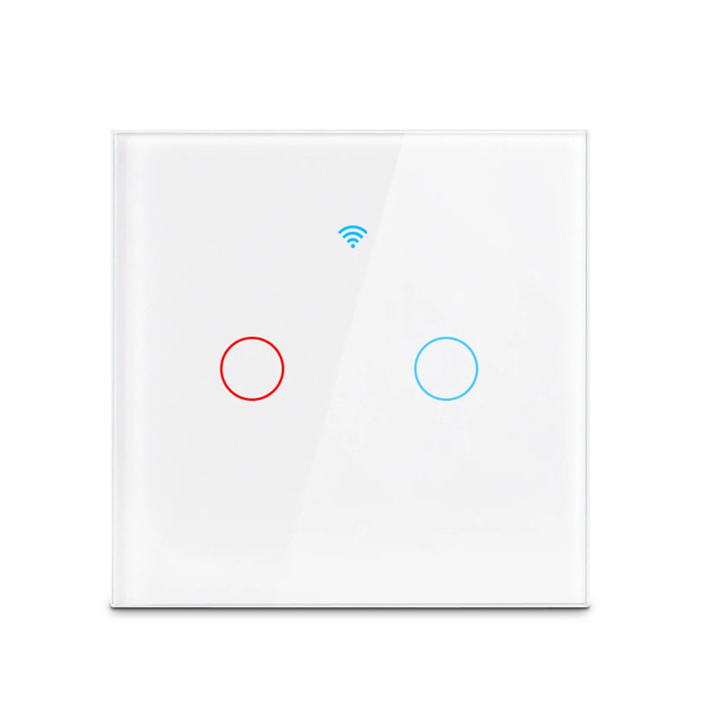 AXUS WiFi Ewelink APP Light Wall Switches Touch Smart Wireless Remote Control No Neutral Wire Install Support Alexa Google Home