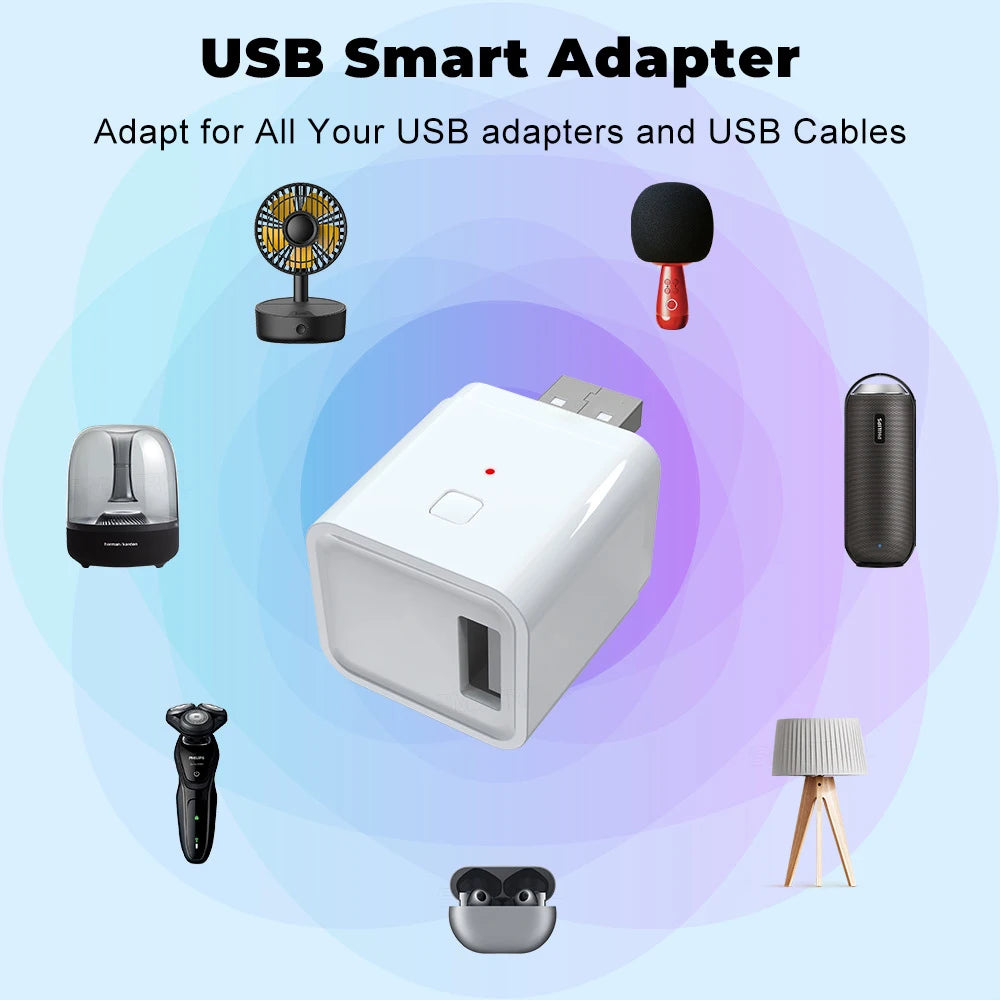 Tuya WiFi/Zigbee Smart USB Adapter Plug 1/2/3 Gang Smartlife APP Timing DIY ON/OFF Controller Works with Alexa Google Home
