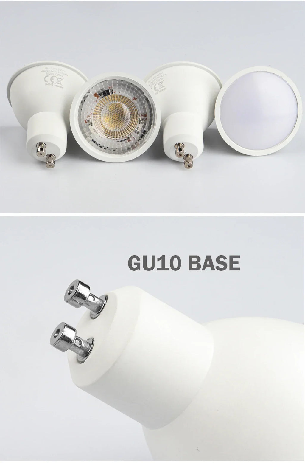 1-10pcs Base GU10 Spotlight Bulb AC220V 110V LED Lighting 3W 5W 6W 7W 8W 9W Good Quality For the Family Living Room Lampara Led