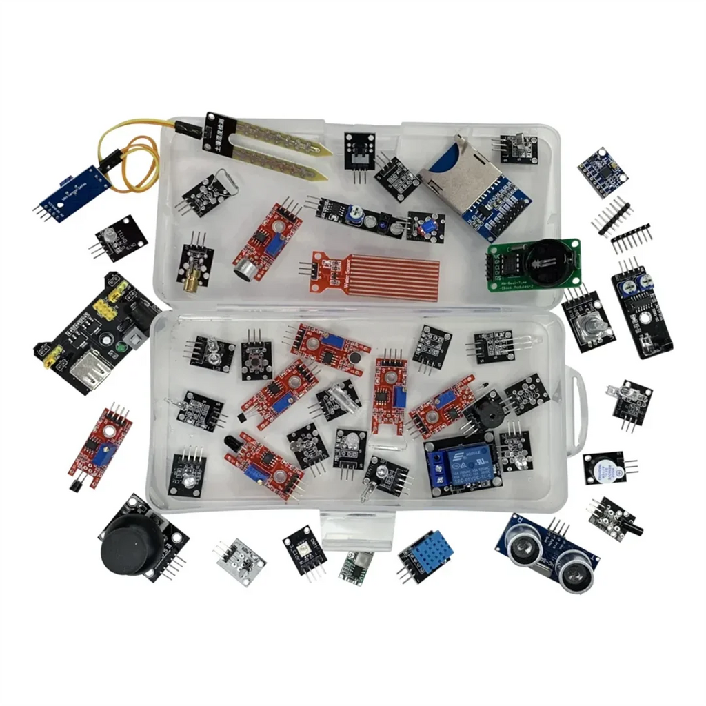 45 in 1 Sensors Modules 16 Kinds Starter Kit For Arduino Raspberry Pi , Better Than 37 in 1 With Box DIY UNO R3 MEGA2560