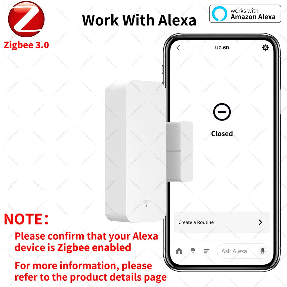 This Zigbee 3.0 Door/Window Sensor requires a Zigbee Gateway And Supports Home Assistant, Yandex, Alexa, Zigbee2MQTT, And ZHA.