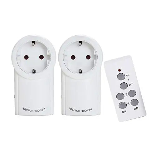 Wireless Smart Remote Control Power Outlet Light Switch Plug Socket Power Outlet Socket EU Plug with Remote Control