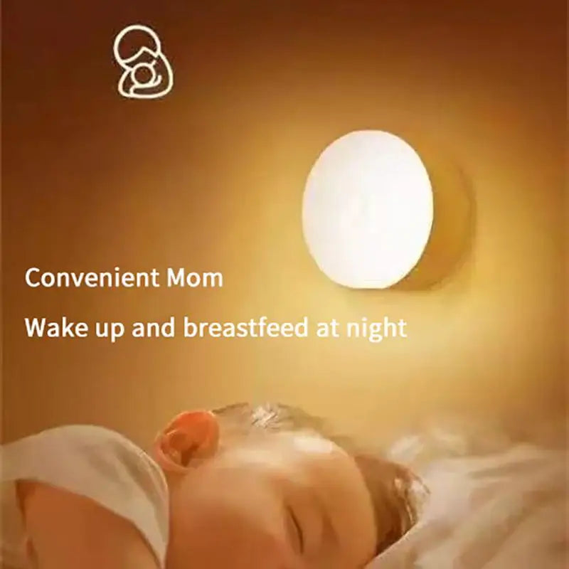 Motion Sensor LED Night Light USB Rechargeable Night Lamp For Kitchen Cabinet Wardrobe Lamp Staircase Wireless Closet Light·
