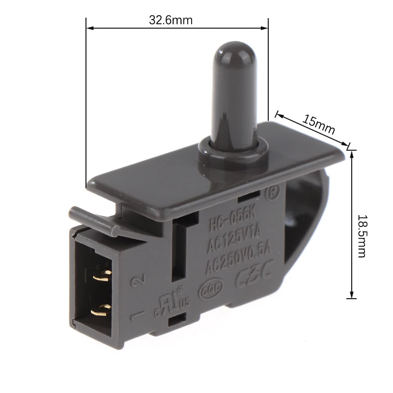 Refrigerator Door Freezer Door Switch Refrigerator Spare Parts Door Light Control Normally Closing Push Button Switch