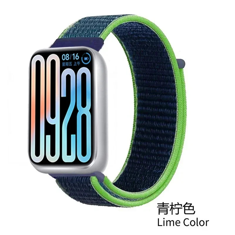Nylon Strap for Xiaomi Mi Band 8 Pro/9 Pro/10 Pro Bracelet Smart Watch Replacement comfortable Wristband for Redmi Watch 4 5 6