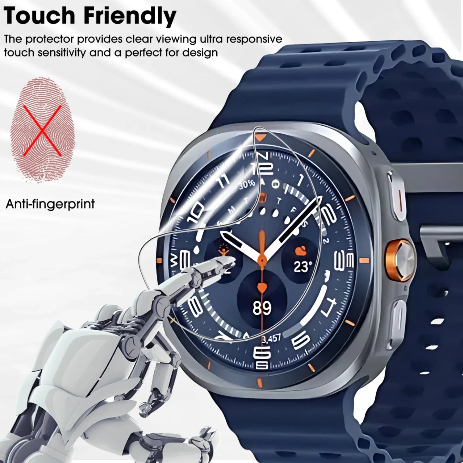 Soft TPU Protective Film for Samsung Galaxy Watch 8 40mm 44mm Smartwatch Screen Accessories Not Glass for Galaxy Watch 8 Classic