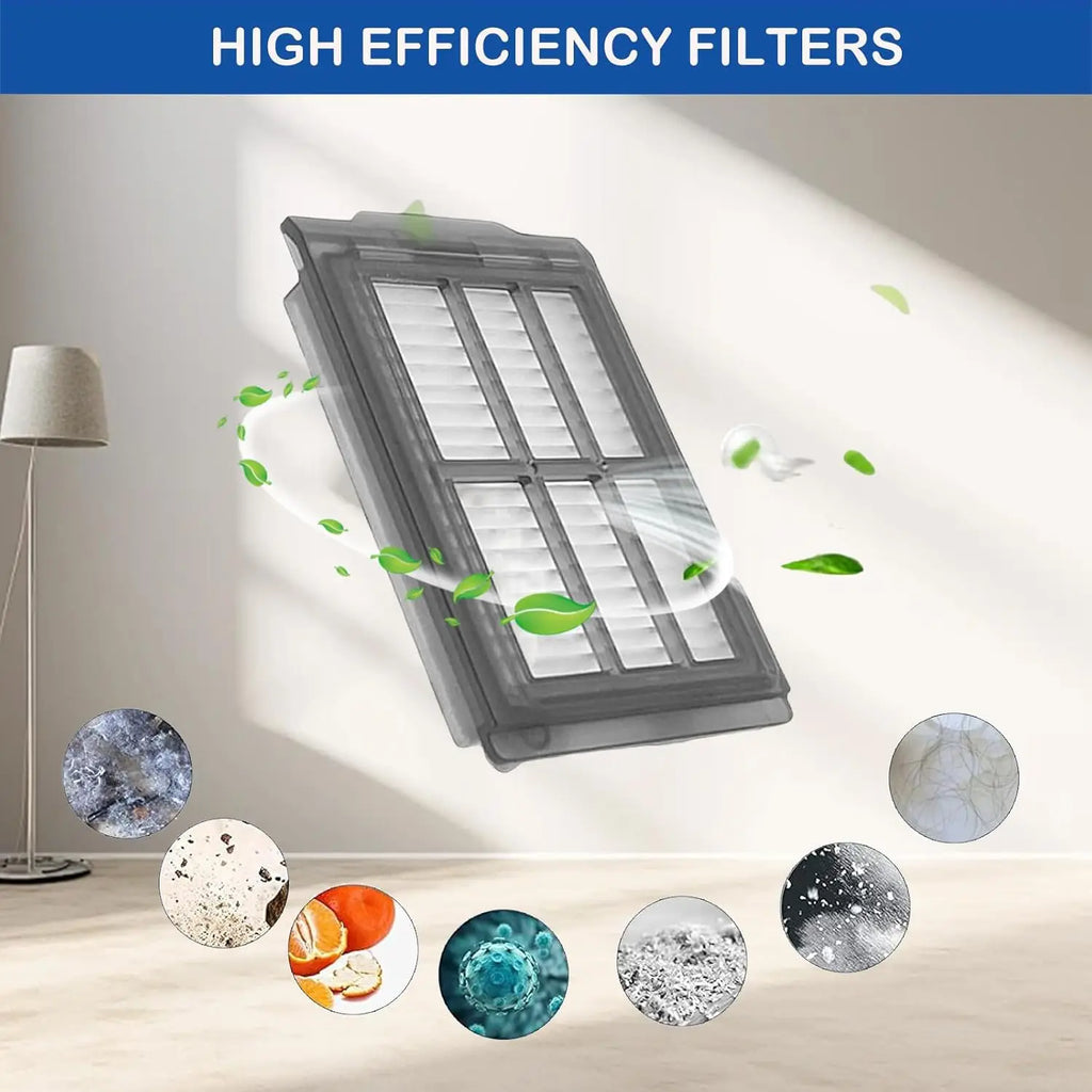 For iRobot Roomba Plus 405 Combo / 505 Combo Robot Vacuum Spare Parts Main Side Brushes Mop Cloths Filters Dust Bags Accessorie