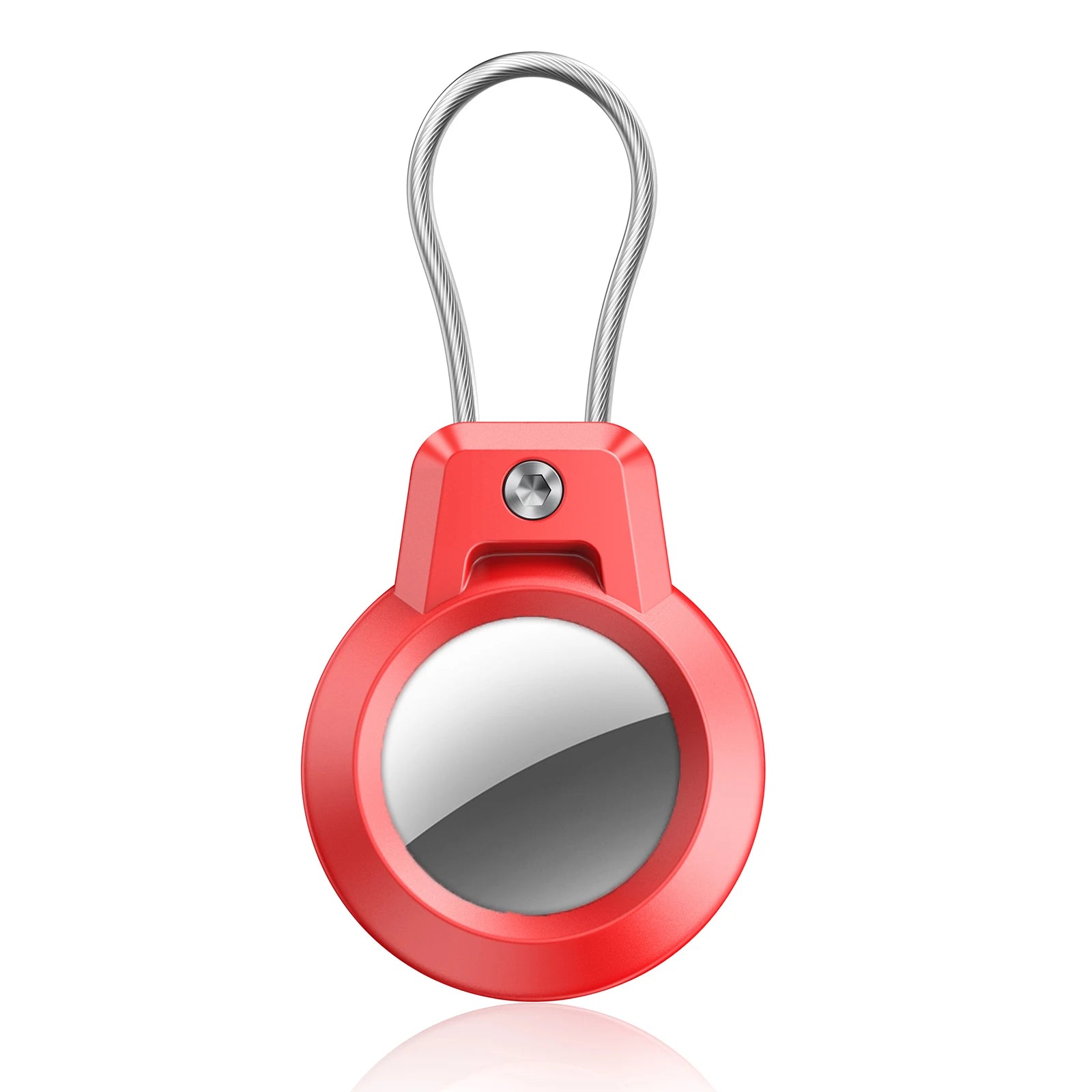 GITFOS AirTag Holder for Apple Airtags Case with Steel wire line and 360 Degrees Protective for Luggage Backpack Keys