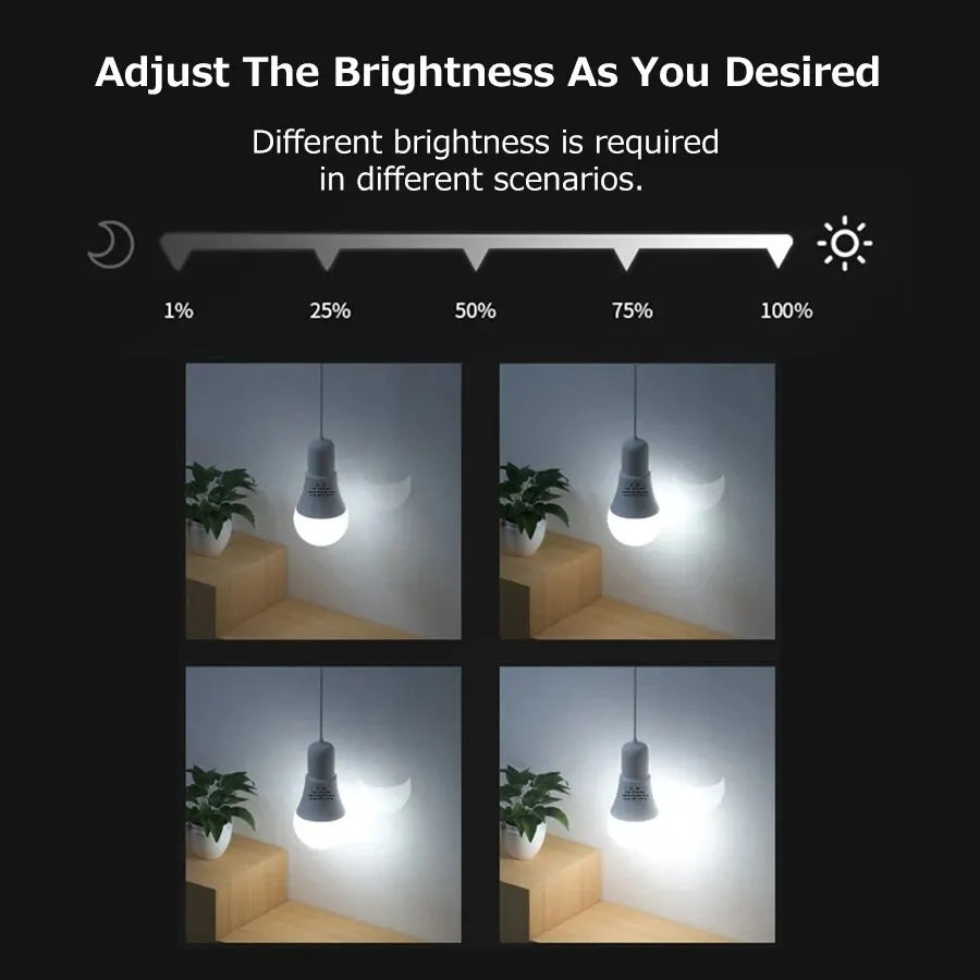 Tuya Smart WiFi LED Light Bulb E27 AC85-265V 12W 15W 18W Alexa Google Home Voice Control Smart Life APP RGB Color Changing Lamp