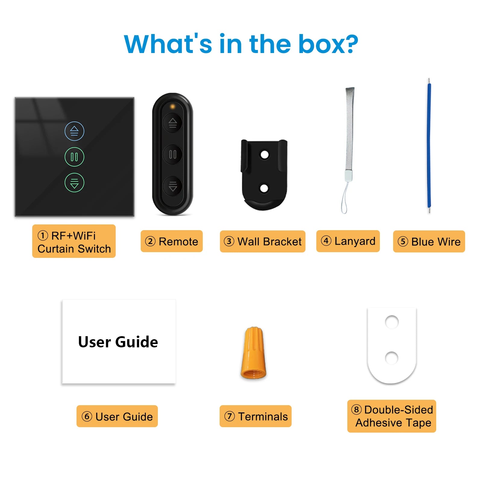 LoraTap Tuya Roller Shutter Touch Panel Switch Smart Life App Remote Progress Bar Settings Voice Control via Google Home Alexa