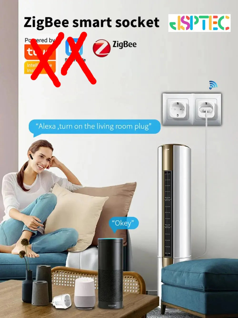 tuya Smart Plug Zigbee EU 16A/20A Smart Socket With Power Monitor Timing Voice Control Works Whit Alexa Google Home Alice