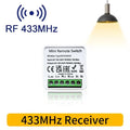 RF 433 MHz Smart Switch Mini DIY Wireless Remote Control Light Switches 16A Relay Receiver Automation Module for Home Led Lamp