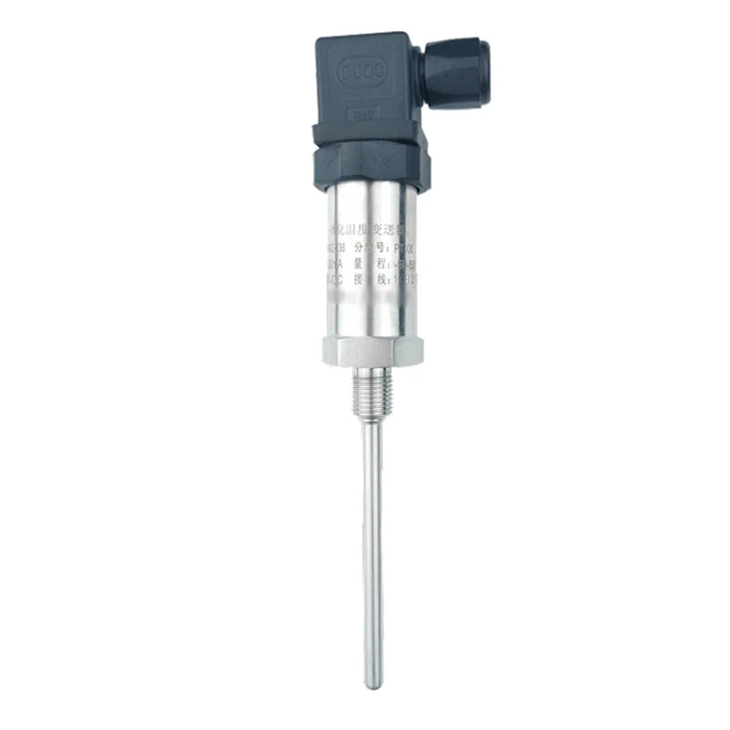 PT100 Temperature Transducer M20*1.5 4-20mA Hirschmann Temperature Sensor 0-10V 0-5V Thermal Resistance Temperature Transmitter