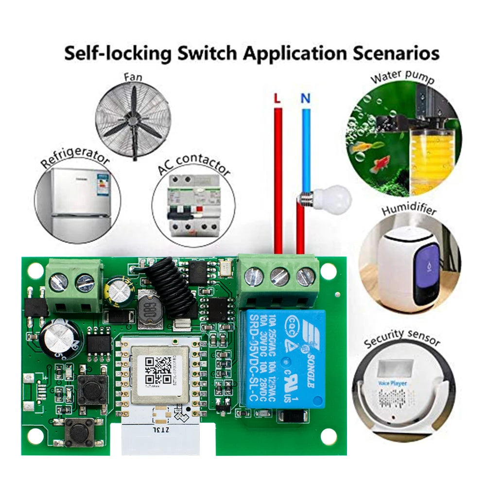 Zigbee 1 2 4 Gang Switch Relay Module Dc 12v 24v 220v Dry Contact 4CH Din Rail Controller Works with Tuya Alexa Gateway Required