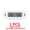 Tuya Zigbee WiFi Mini Temp & Humi Sensor Smart Home Thermometer Hygrometer APP Remote Works with Google Home Alexa Yandex