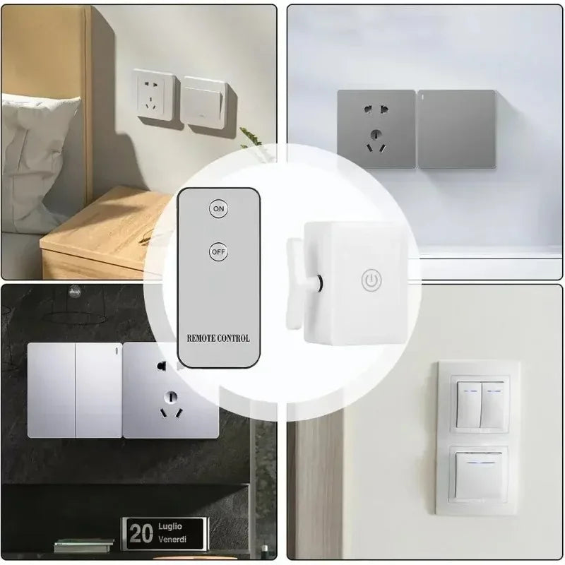 Wiring-Free Wireless Remote Control Turn Off/on Tool Wireless Remote Control Switch Smart Wireless Home Remote Control