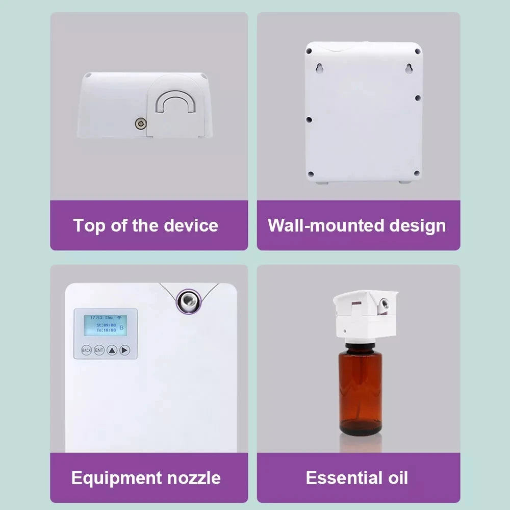 Bluetooth Smart Aroma Diffuser Hotels Air Freshener Flavoring Diffuser Coverage 300m³ Electric Smell For Home Smell Distributor