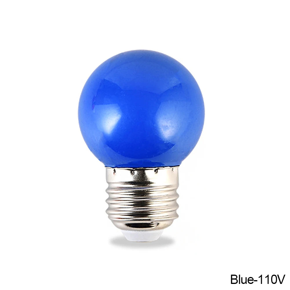 E27 LED Bulb Colorful Energy Saving Bulb 3W 110V 220V Holiday Christmas Decoration Bulb Stage Show Bulb Home Decoration Lighting