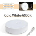 Motion Sensor Light Indoor USB Rechargeable Night Lights, Long Last Battery Wireless Magnetic Nightlight for Closet, Stairs