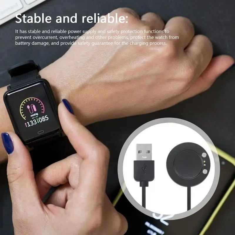 Wireless Smartwatch Charger Smart Watch Magnetic Charging Cable Cradle Portable Watch Charging Supplies For Business Trips Home