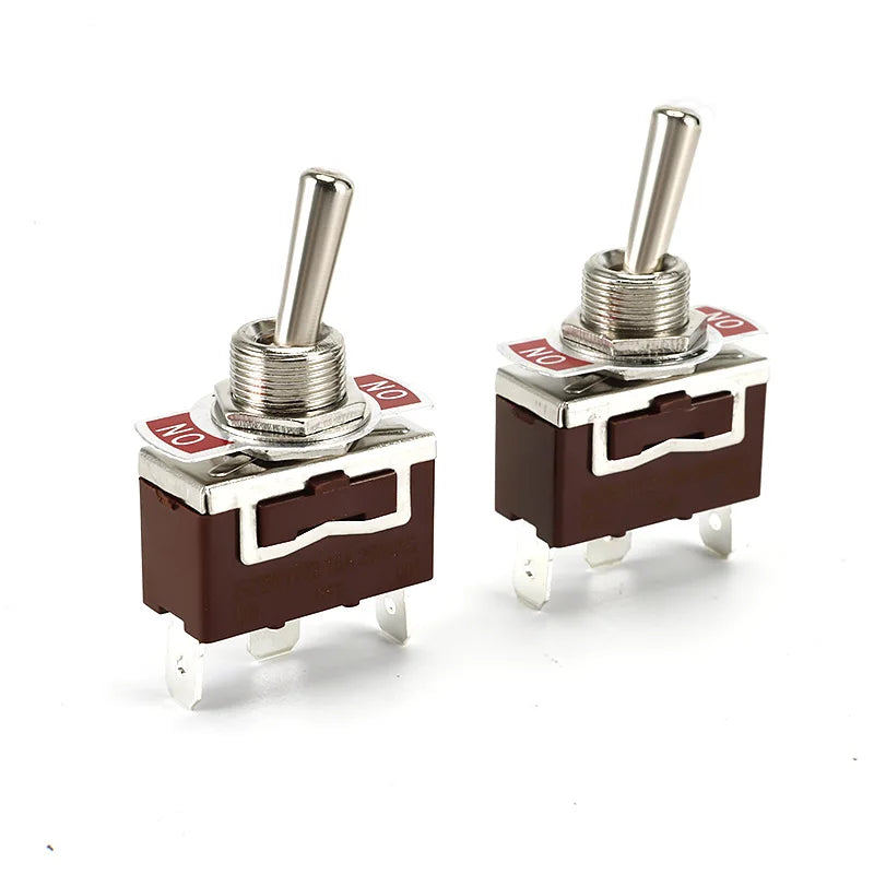 2/4Pcs Marine Waterproof Toggle Switch 12V DC 30A Heavy Duty 250V AC 15A SPST 2 Pin ON Off Switch with Weatherproof Boot Cover