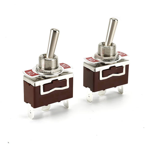 2/4Pcs Marine Waterproof Toggle Switch 12V DC 30A Heavy Duty 250V AC 15A SPST 2 Pin ON Off Switch with Weatherproof Boot Cover