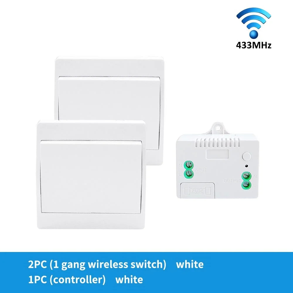 Self-Power Generation Wireless Switch IP44 Waterproof no battery household remote control Push button Wall Light switch