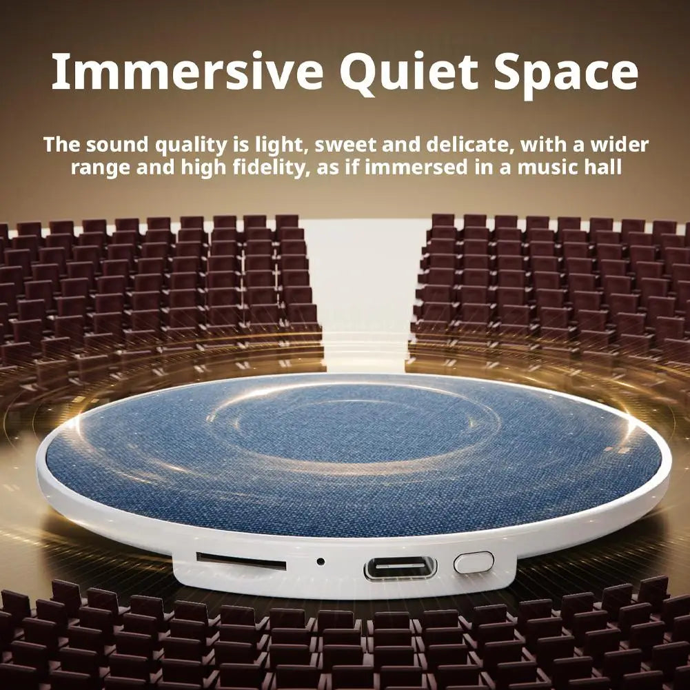 Sleep White Noise Speaker Pillow for Home Small Bluetooth Speaker with Built-in Audio for Music Novels Sleep Enhancement Device