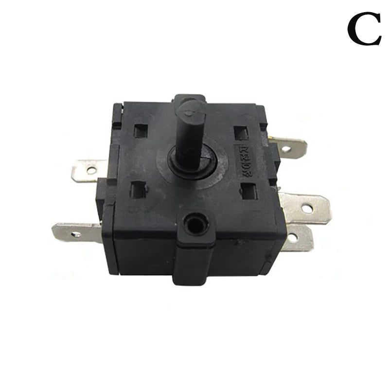 1Pcs 3/5 Pin 2/4 Position Rotary Switch Selector AC 250V 16A Radiator For Electric Room Heater