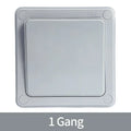 IP66 Rated Outdoor Wall Switch - 16A Weatherproof Push Button, 1/2/3 Gang for Home, Garden & Exterior Electrical Applications