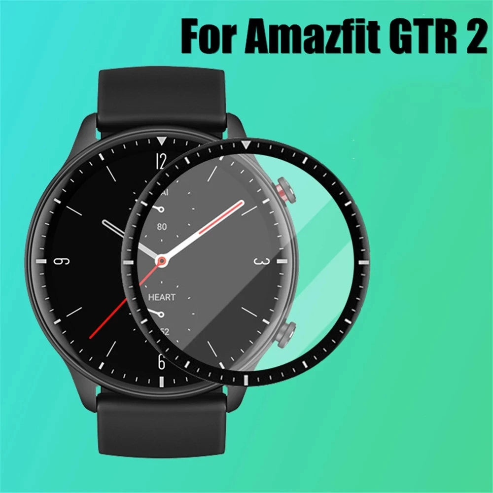 Full Screen Protector for Xiaomi Amazfit GTS 4 3 2 mini Soft Fibre Glass Protective Film for Huami Amazfit GTR 4 3 2 2E Bip S U