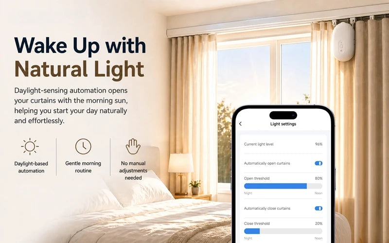 ORYZIC Tuya Zigbee Rechargeable Curtain Motor Pusher Robot Voice Control Works with Alexa Google Home