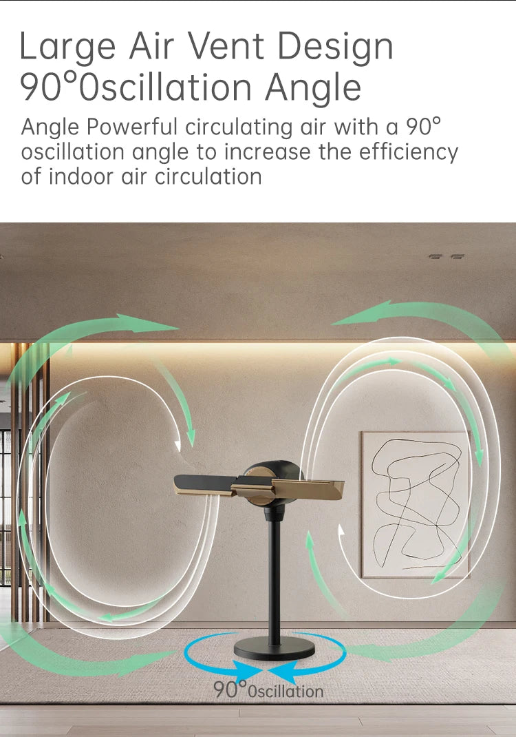 Ventilateur Climatiseur Smart Cool Air Circulation Tower Fan Bladeless Cooling Fan for Room