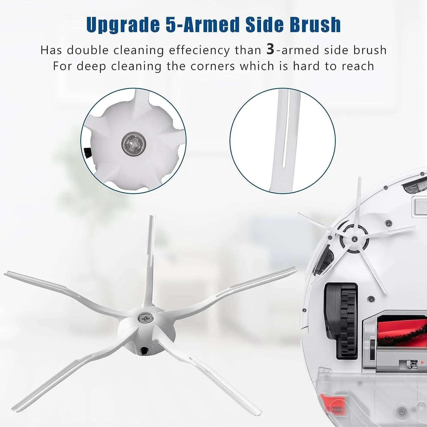 For Xiaom Roborock S5 S50 S51 S55 S6 S60 S6 Pure Vacuum Cleaner Accessories HEPA Filter Mop Cloth Side Main Brush Spare Parts