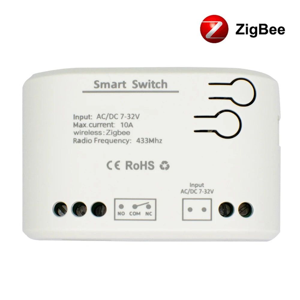 Zigbee Smart Switch Wifi Relay Module Home Automation 12V 24V 110V 220V APP Remote Control Compatible With Alexa Google Home