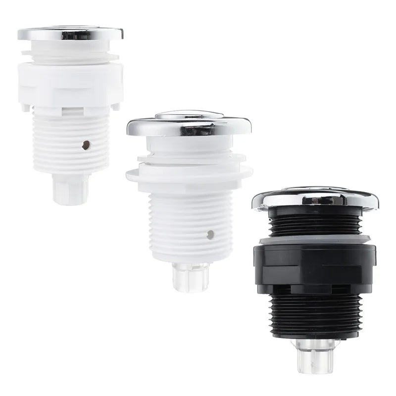 Pneumatic Switch On Off Push Air Switch Button 28mm/32mm/34mm For Bathtub Spa Waste Garbage Disposal Whirlpool Switch