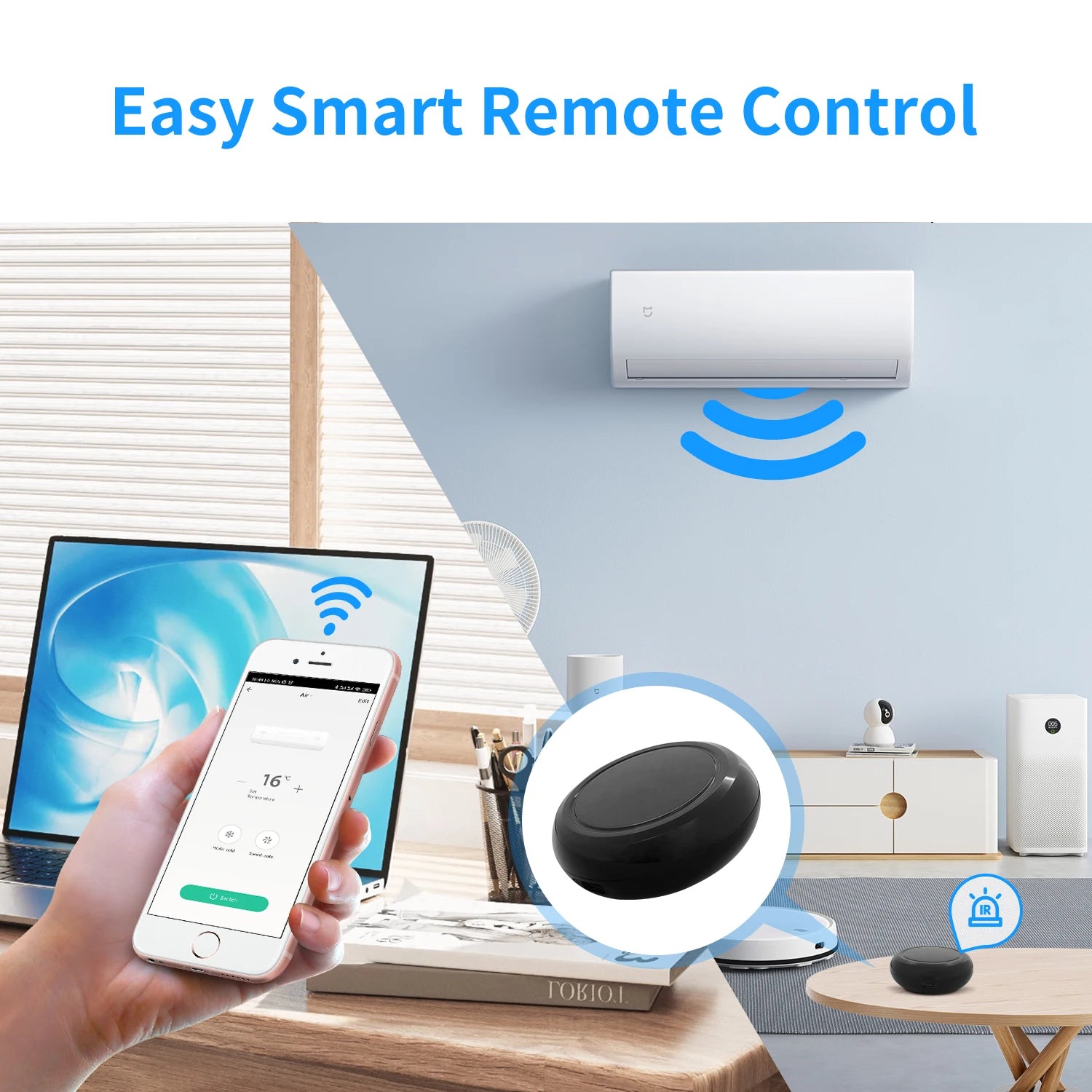 WiFi Smart IR Remote Controller Tuya Control Panel Smart Life Products Voice Control Intelligent Home Automation System