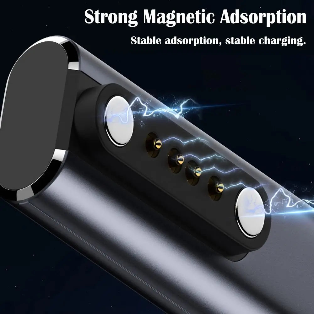 Suitable for Shokz devices bone transfer headset/smart watch charging adapter USB-C to 7.62MM 2-pin/4-pin magnetic charging port